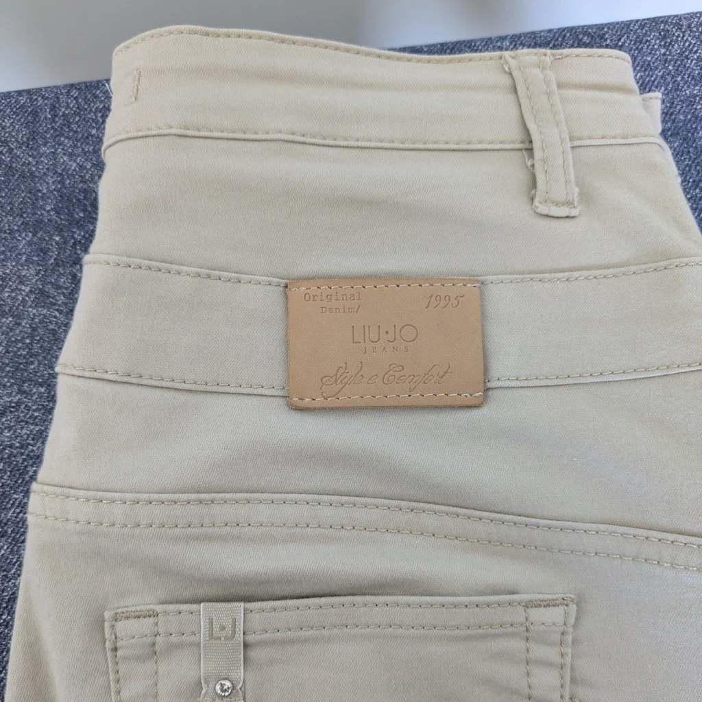 Jeans bege creme - Liu Jo - tamanho 31 (40) – photo 4